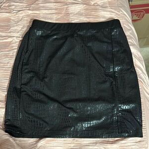 SHEIN Black Mini Pencil Skirt Cocktail